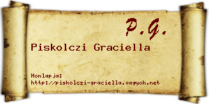 Piskolczi Graciella névjegykártya